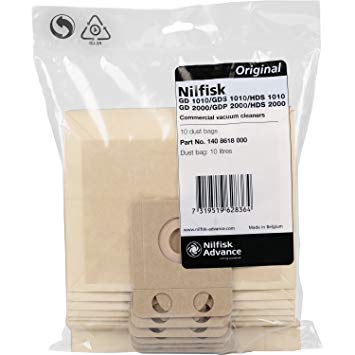 VP300 GD1000 Family Series 10 x NILFISK  Vacuum Cleaner Dust Bags To Fit 
