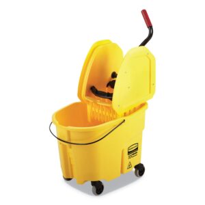 WaveBrake Mop Bucket and Sidepress Wringer Combo 35 Qt