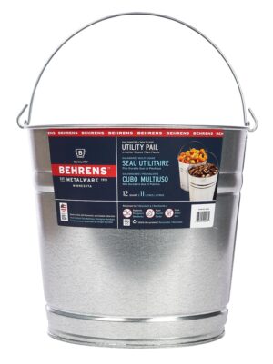 13 L Galvanized Utility Pail