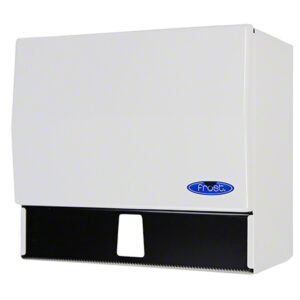Universal Paper Towel Dispenser - White Enamel