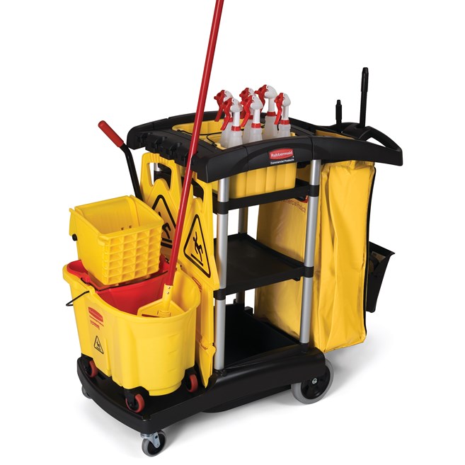 Rubbermaid High Capacity Janitorial Cleaning Cart