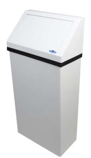 Wall Mounted Metal Waste Receptacle