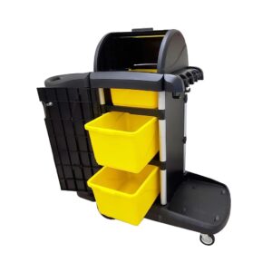 High Security Janitor’s Cart w/ Hood & Lock