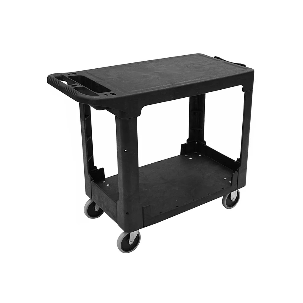 Heavy-Duty Flat Shelf Utility Carts - Image 2