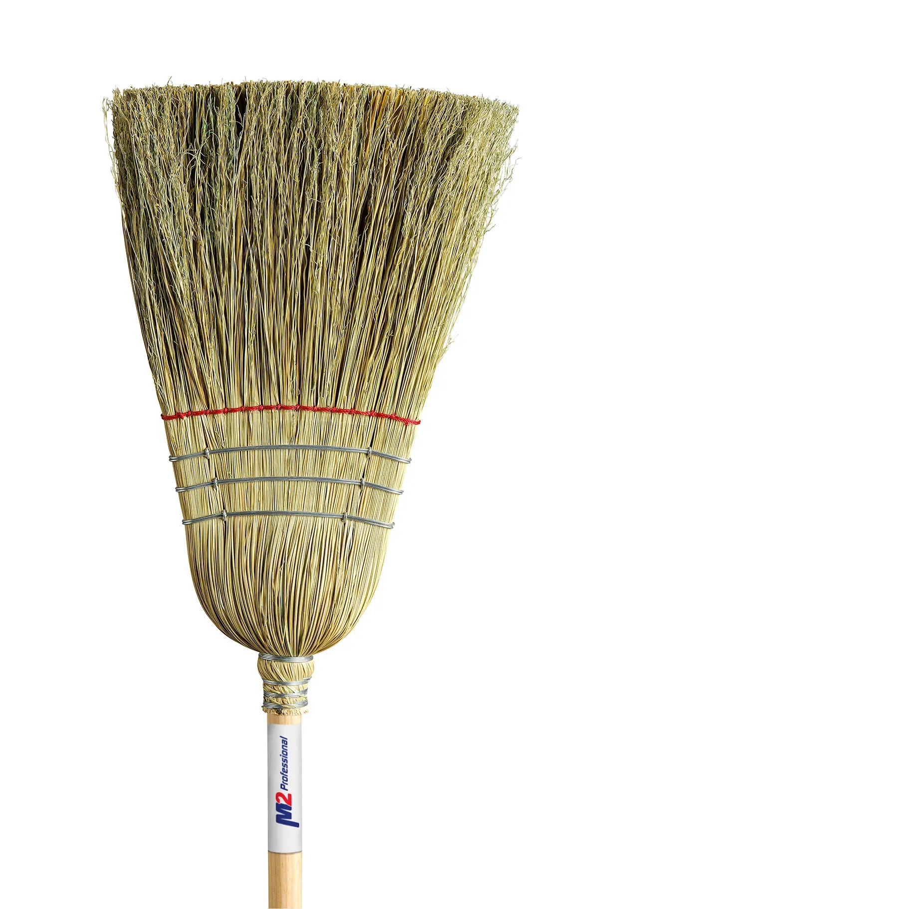 Extra Stiff Warehouse Corn Broom – 1 String + 3 Wire