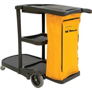 RMP Janitor Cleaning Cart w/ Zippered Bag